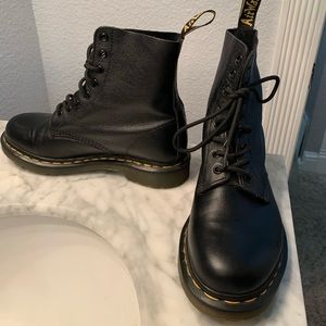 Black doc Marten boot